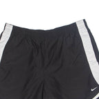 NIKE Womens Sports Shorts Black Relaxed UK 10 W30
