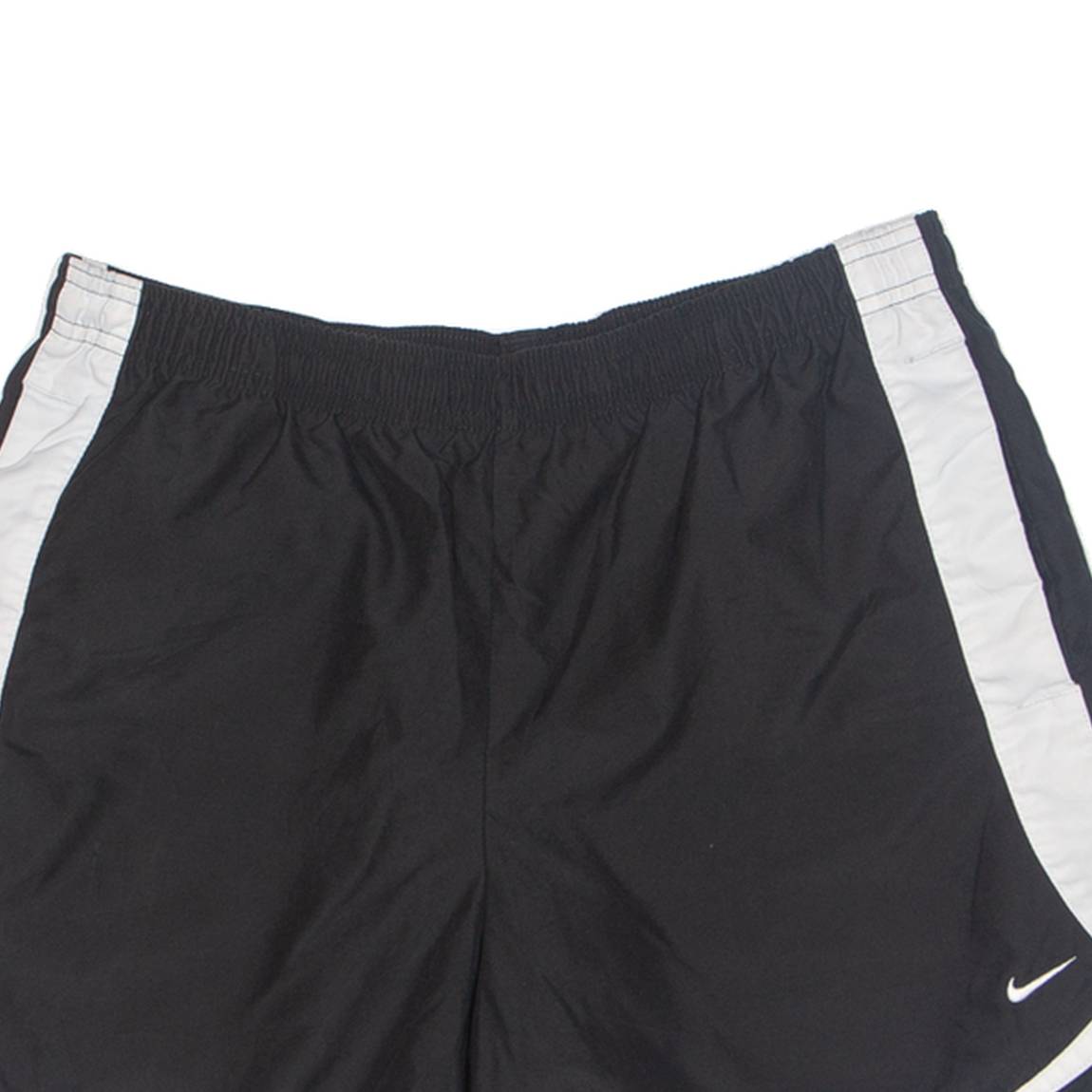 NIKE Womens Sports Shorts Black Relaxed UK 10 W30
