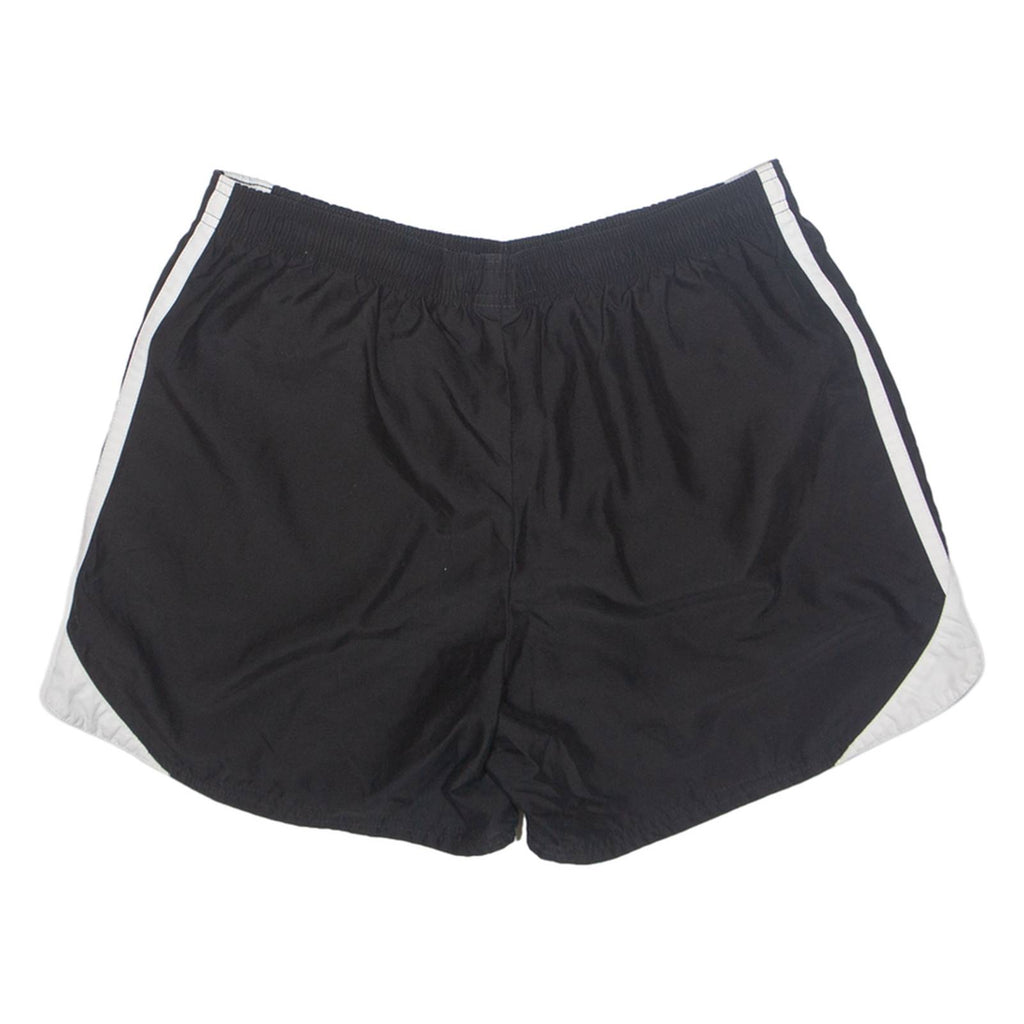 NIKE Womens Sports Shorts Black Relaxed UK 10 W30