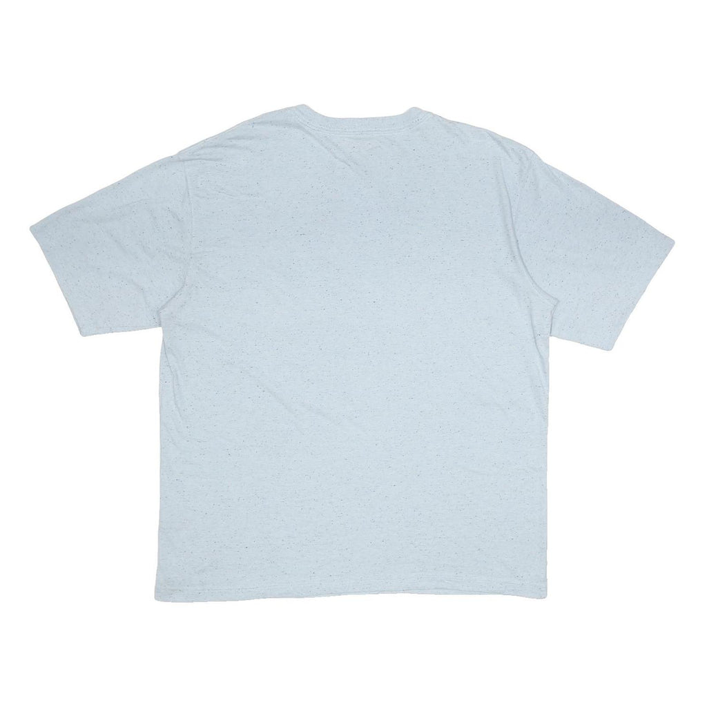 CARHARTT Mens Light Blue & Speckle Pocket T-Shirt L Short Sleeve Crew Neck