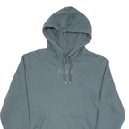PUMA Mens Blue Pullover Hoodie S Cotton Blend Casual Sporty Lightweight