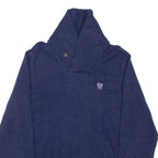 CHAPS Mens Jumper Blue High Neck Tight Knit L
