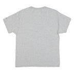 CHAMPION Mens Grey Crew Neck T-Shirt L Cotton Blend Casual Short Sleeve