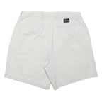 NAUTICA Mens Shorts White Casual Plain M W34 Cotton Blend Classic Fit