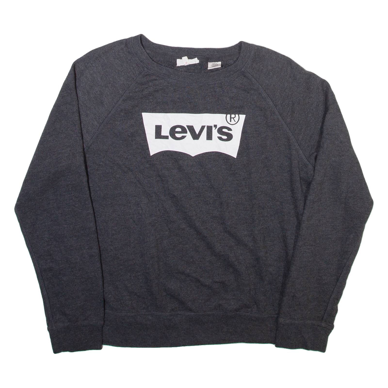 LEVI'S Womens Sweatshirt Grey M