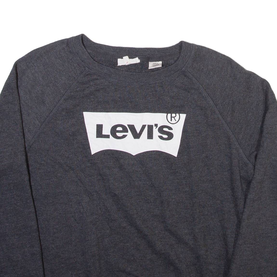 LEVI'S Womens Sweatshirt Grey M