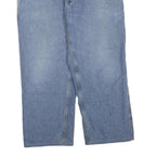 CARHARTT Mens Regular Fit Cotton Blend Denim Jeans Light Blue W38 L26 Workwear