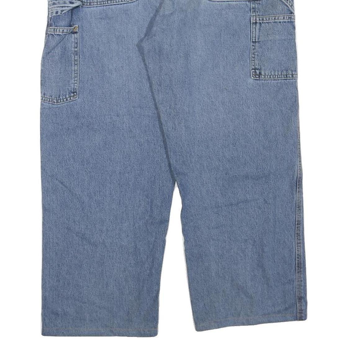 CARHARTT Mens Regular Fit Cotton Blend Denim Jeans Light Blue W38 L26 Workwear