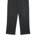 DICKIES Mens Cotton Blend Black Slim Trousers W33 L30 Workwear Zip Closure