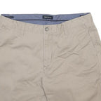 NAUTICA Mens Shorts Beige Casual Plain M W34 Cotton Relaxed Fit