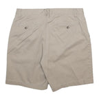 NAUTICA Mens Shorts Beige Casual Plain M W34 Cotton Relaxed Fit