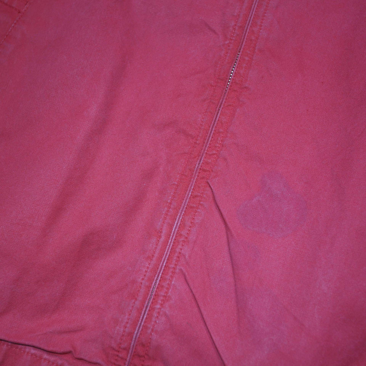 NAUTICA Mens Red Cotton Blend Jacket 2XL Zip Classic Casual Lightweight