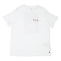 LEVI'S Mens White Graphic T-Shirt XL Short Sleeve Crew Neck Cotton Blend