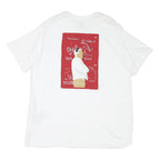 LEVI'S Mens White Graphic T-Shirt XL Short Sleeve Crew Neck Cotton Blend