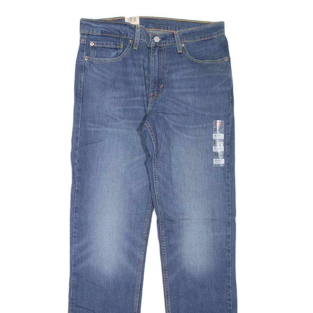 LEVI'S 511 Jeans Mens Blue Slim Straight Stone Wash W32 L34