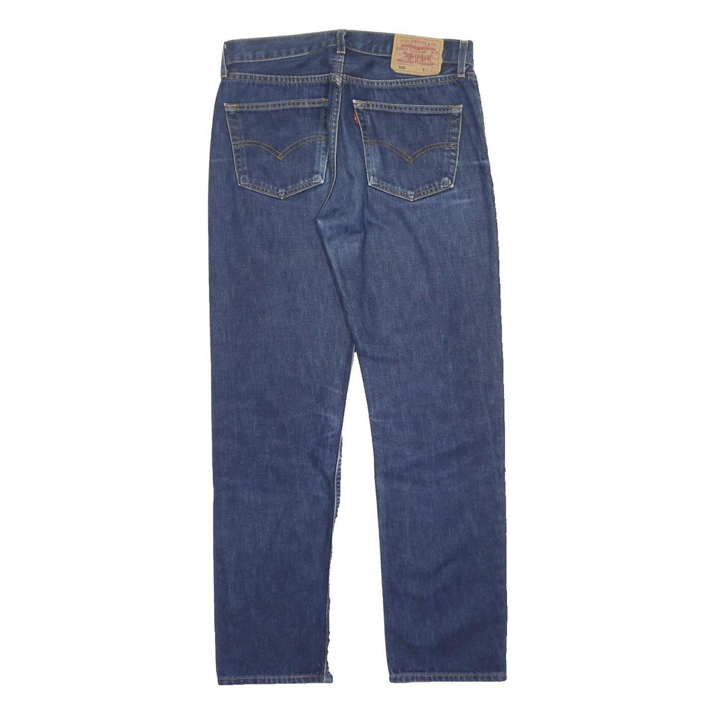 LEVI'S 501 Mens Jeans Blue Regular Straight Denim Medium W32 L32 Classic Fit