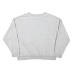 PUMA Womens Grey Sweatshirt Crew Neck XL Cotton Blend Logo Print Casual Pullover