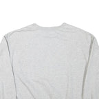 PUMA Womens Grey Sweatshirt Crew Neck XL Cotton Blend Logo Print Casual Pullover