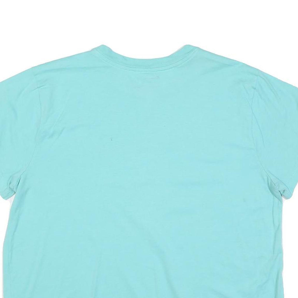 CHAMPION Womens Blue & Pink Graphic T-Shirt XL Short Sleeve Crew Neck Casual