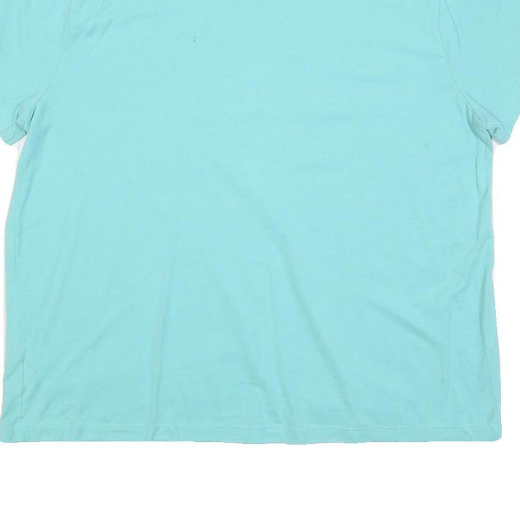 CHAMPION Womens Blue & Pink Graphic T-Shirt XL Short Sleeve Crew Neck Casual