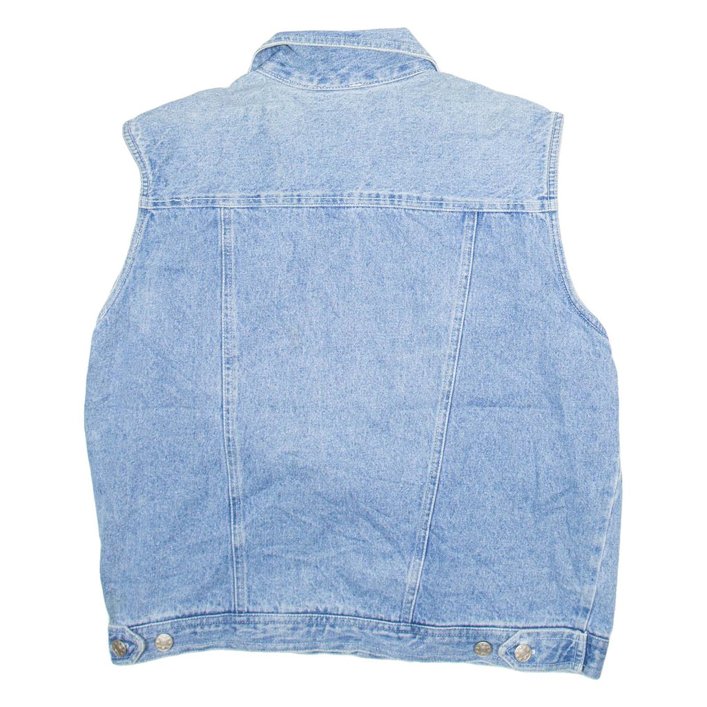 KZK Womens Denim Gilet Blue M
