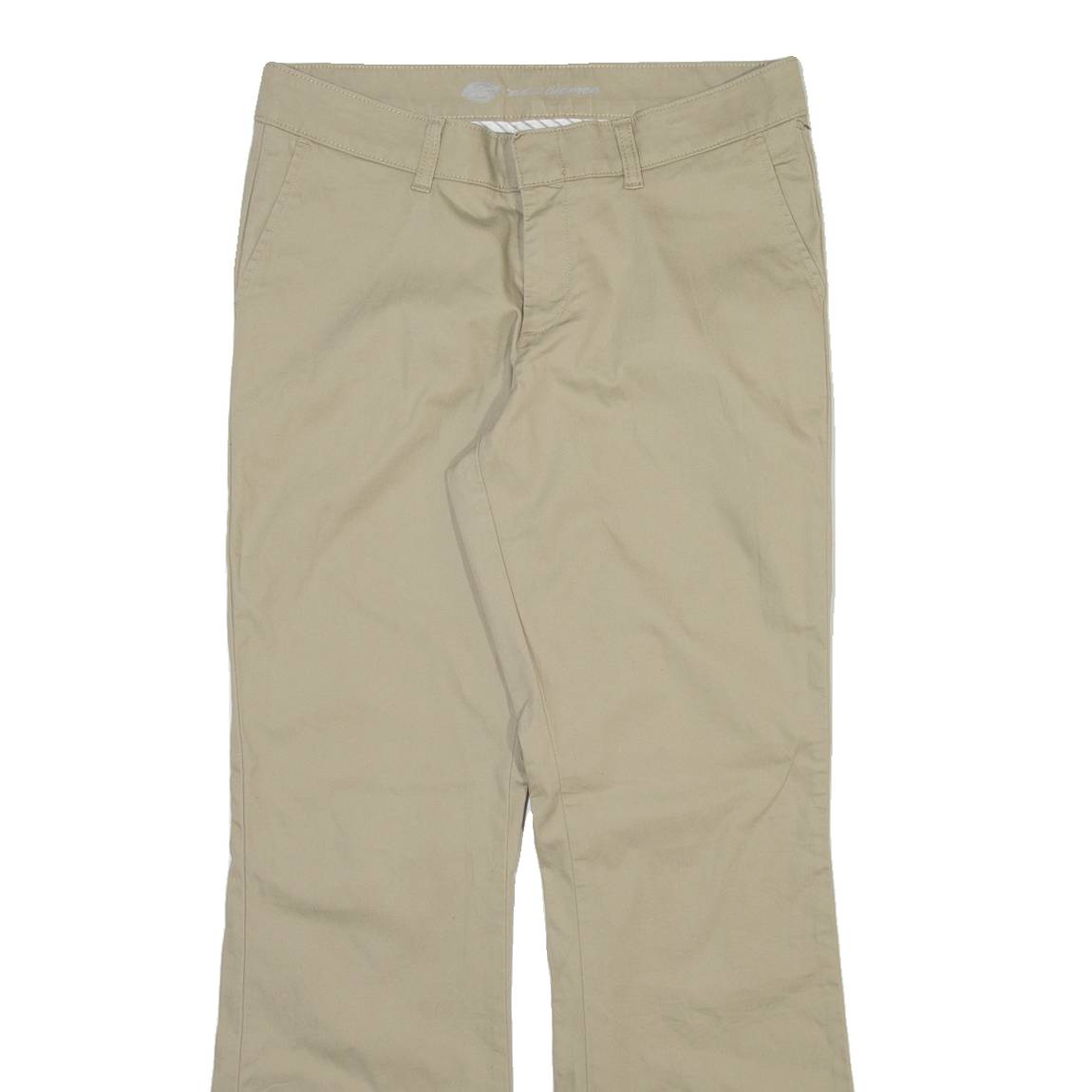 DICKIES Womens Trousers Beige Slim Bootcut W32 L31