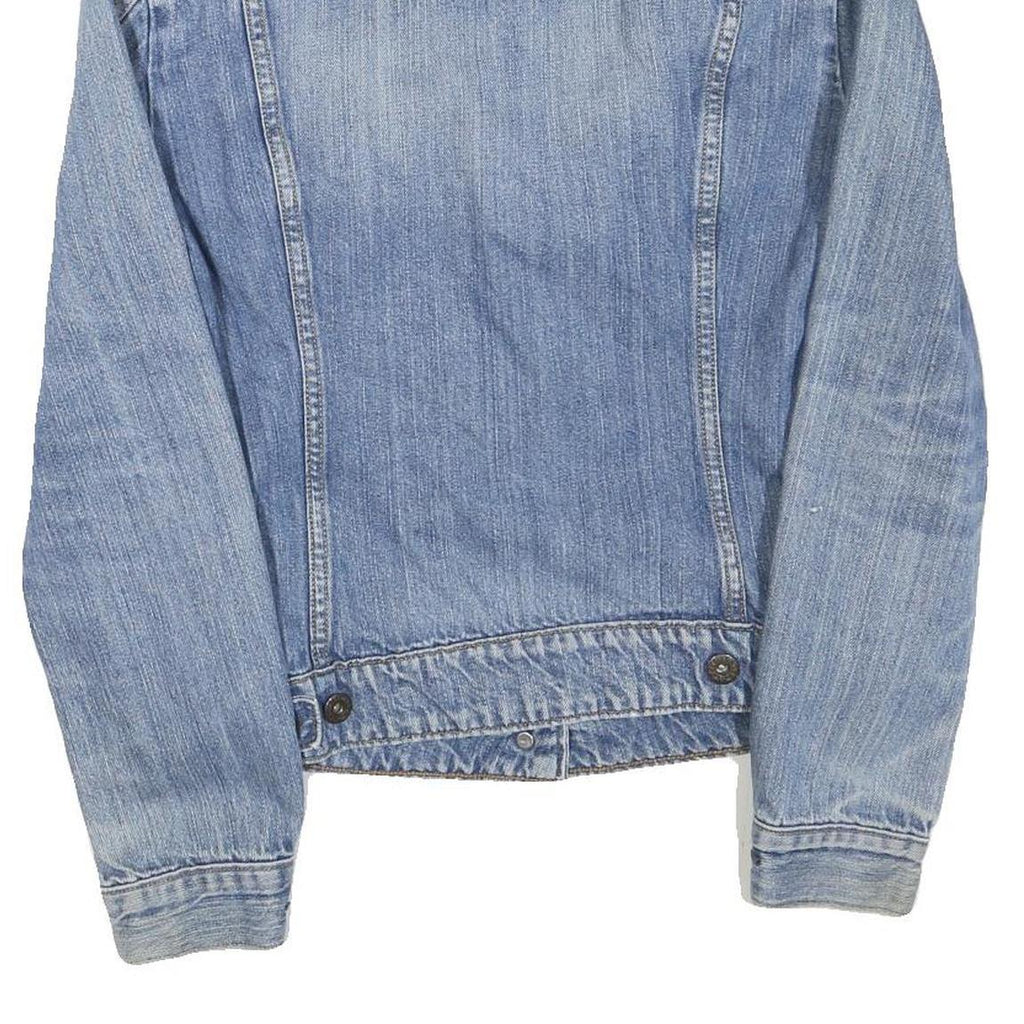LEVI'S Mens Blue Denim Jacket XS Cotton Blend Classic Button Closure Stylish