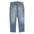 JACK & JONES Mens Jeans Blue Regular Straight Denim Medium W34 L31 Casual Wear