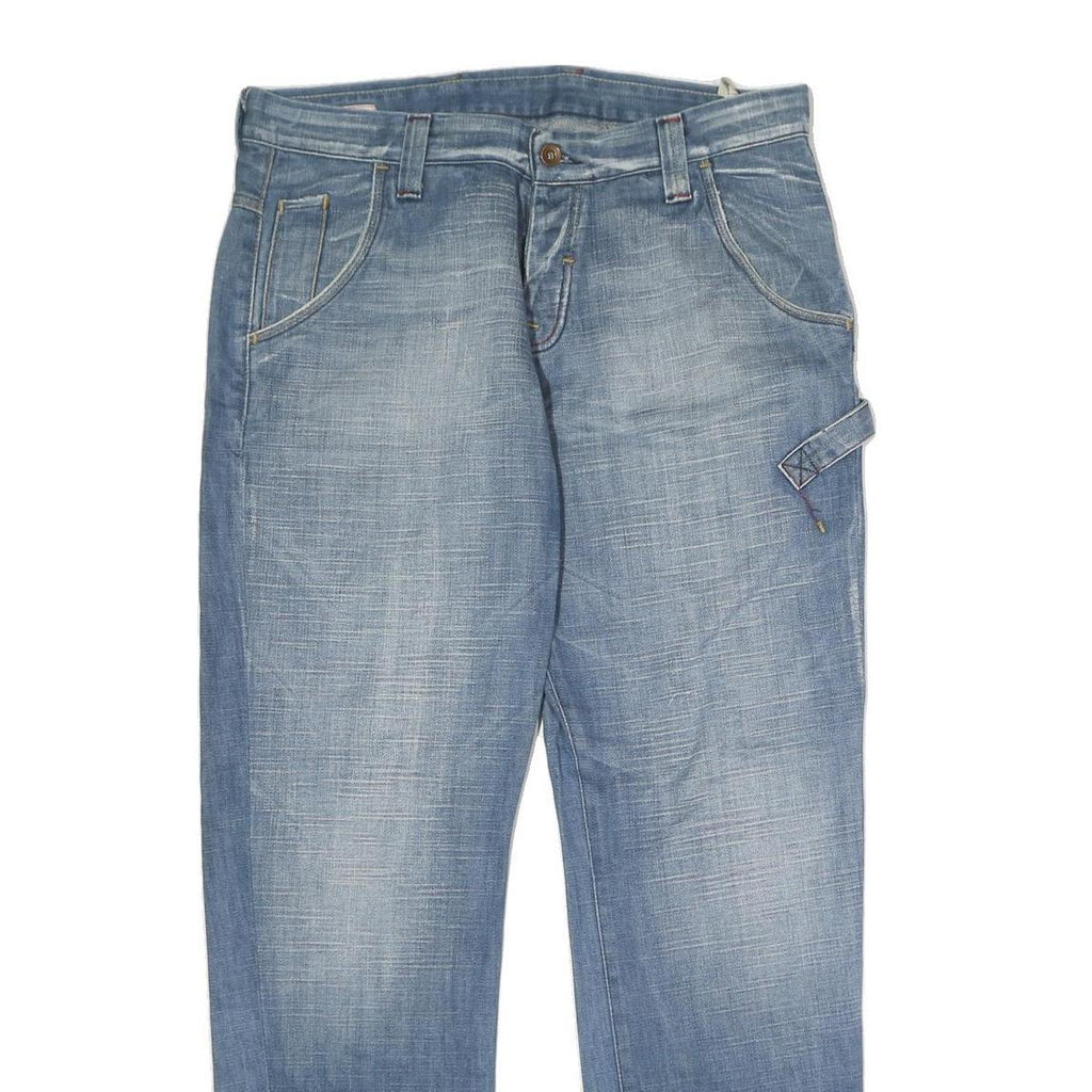 JACK & JONES Mens Jeans Blue Regular Straight Denim Medium W34 L31 Casual Wear