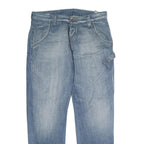 JACK & JONES Mens Jeans Blue Regular Straight Denim Medium W34 L31 Casual Wear