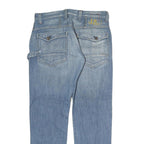 JACK & JONES Mens Jeans Blue Regular Straight Denim Medium W34 L31 Casual Wear