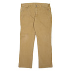 DICKIES Workwear Mens Trousers Beige Regular Straight W36 L31