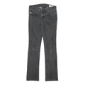 DIESEL Womens Slim Denim Jeans Black W26 L28 Stylish Cotton Blend Zip Closure