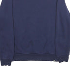 PUMA Mens Blue Crew Neck Sweatshirt M Cotton Blend Pullover Casual Sportswear