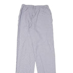 BRAGARD Womens Cotton Blend Regular Trousers W24 L33 Grey & White Check Pattern