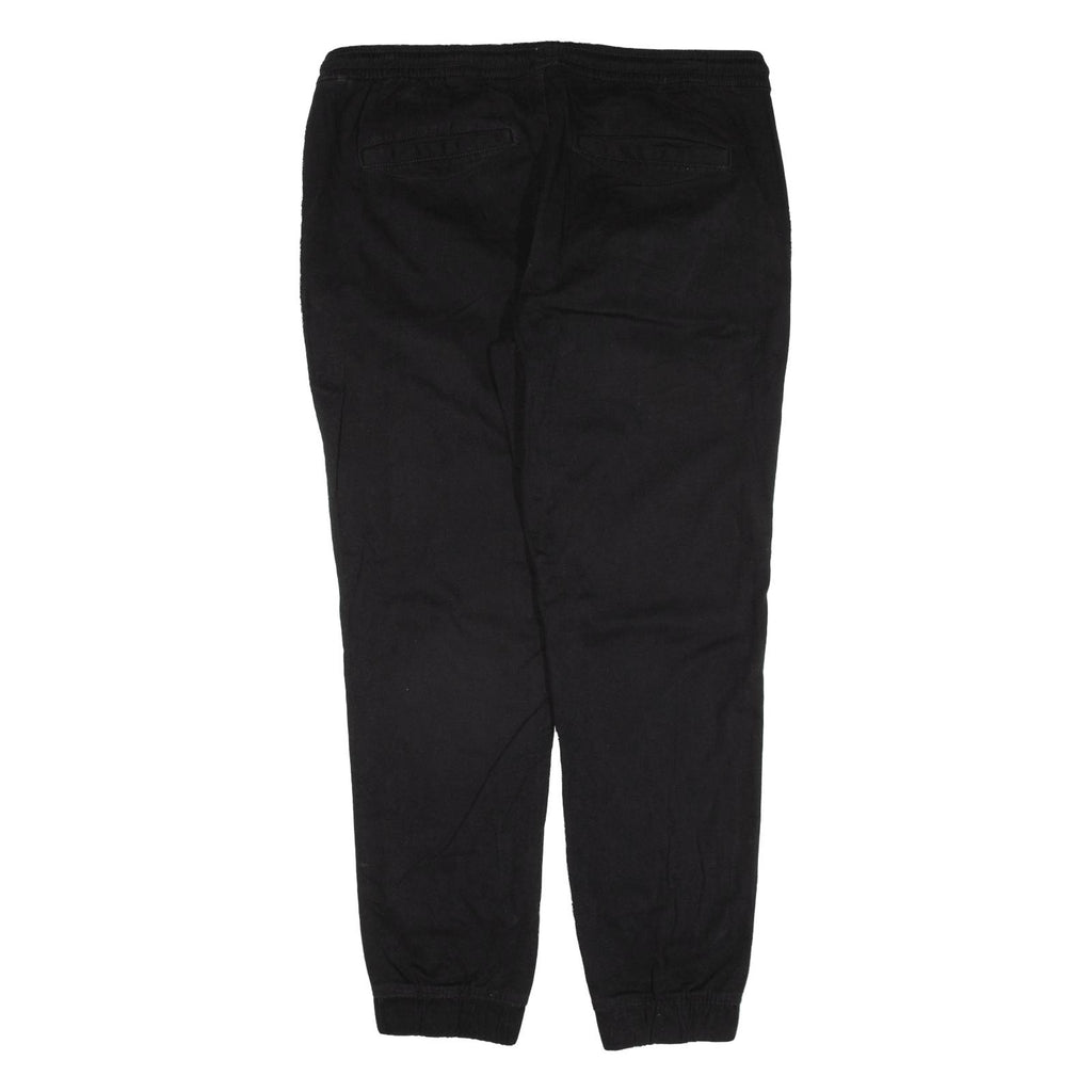 DENIM 1982 Mens Trousers Black Regular Tapered W37 L29