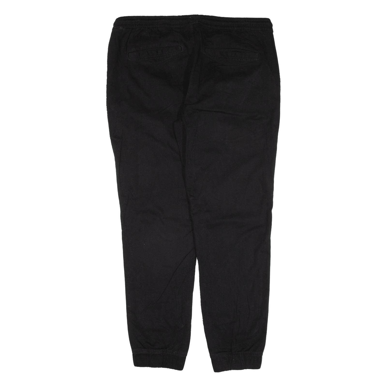 DENIM 1982 Mens Trousers Black Regular Tapered W37 L29