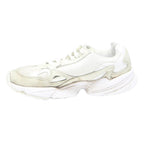 ADIDAS Falcon Womens White & Grey Synthetic Trainers UK 6 Chunky Sneakers