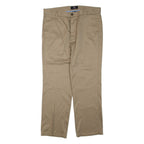 DOCKERS Mens Trousers Brown Regular Tapered W34 L29