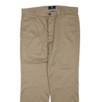 DOCKERS Mens Trousers Brown Regular Tapered W34 L29
