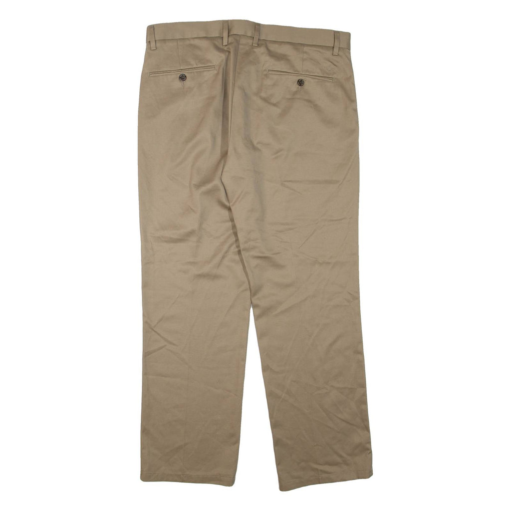 DOCKERS Mens Trousers Brown Regular Tapered W34 L29