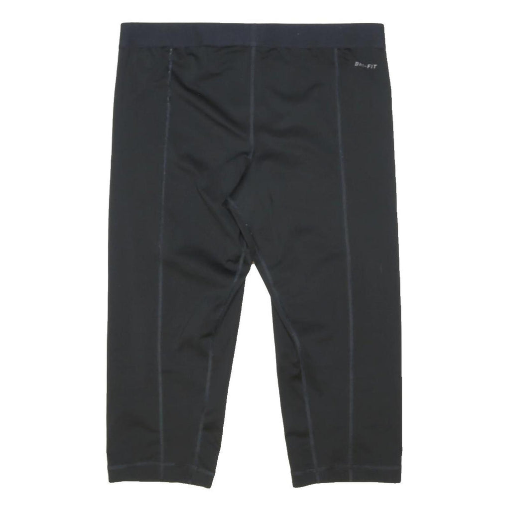 NIKE Womens Black Pro Sports Shorts L W30 Compression Leggings