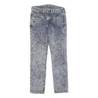 LEVI'S 511 Mens Jeans Blue Slim Skinny Denim Stone Wash W28 L30 Classic Zip