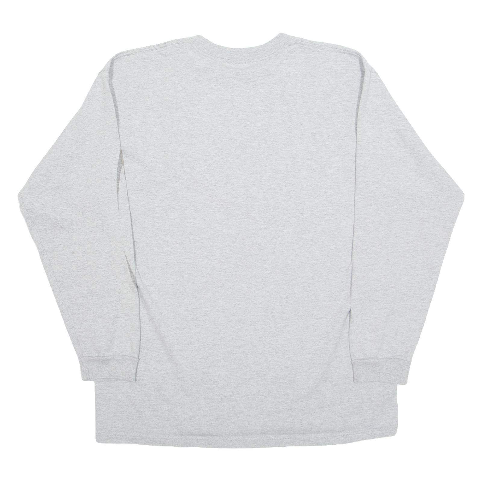 JANSPORT USC Trojans Football Mens T-Shirt Grey Long Sleeve USA L