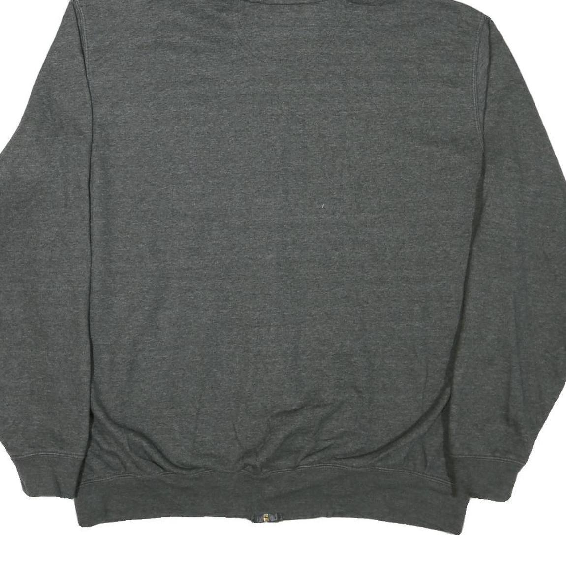 CARHARTT Mens Grey Bio-One Sacramento Full Zip Hoodie L Cotton Blend Casual