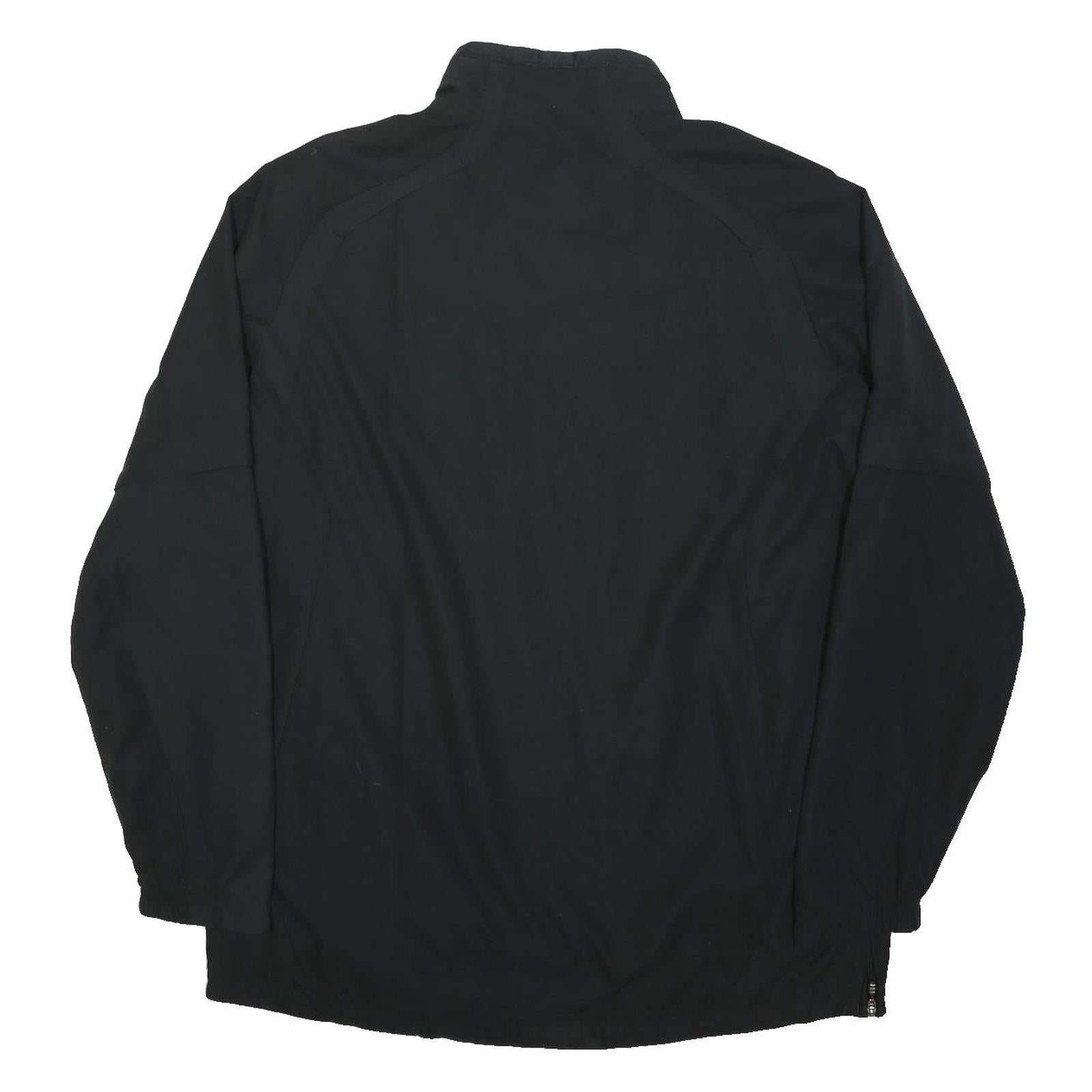 ADIDAS Mens Black Tennessee Jacket L Polyester Blend Zip Sportswear Athletic