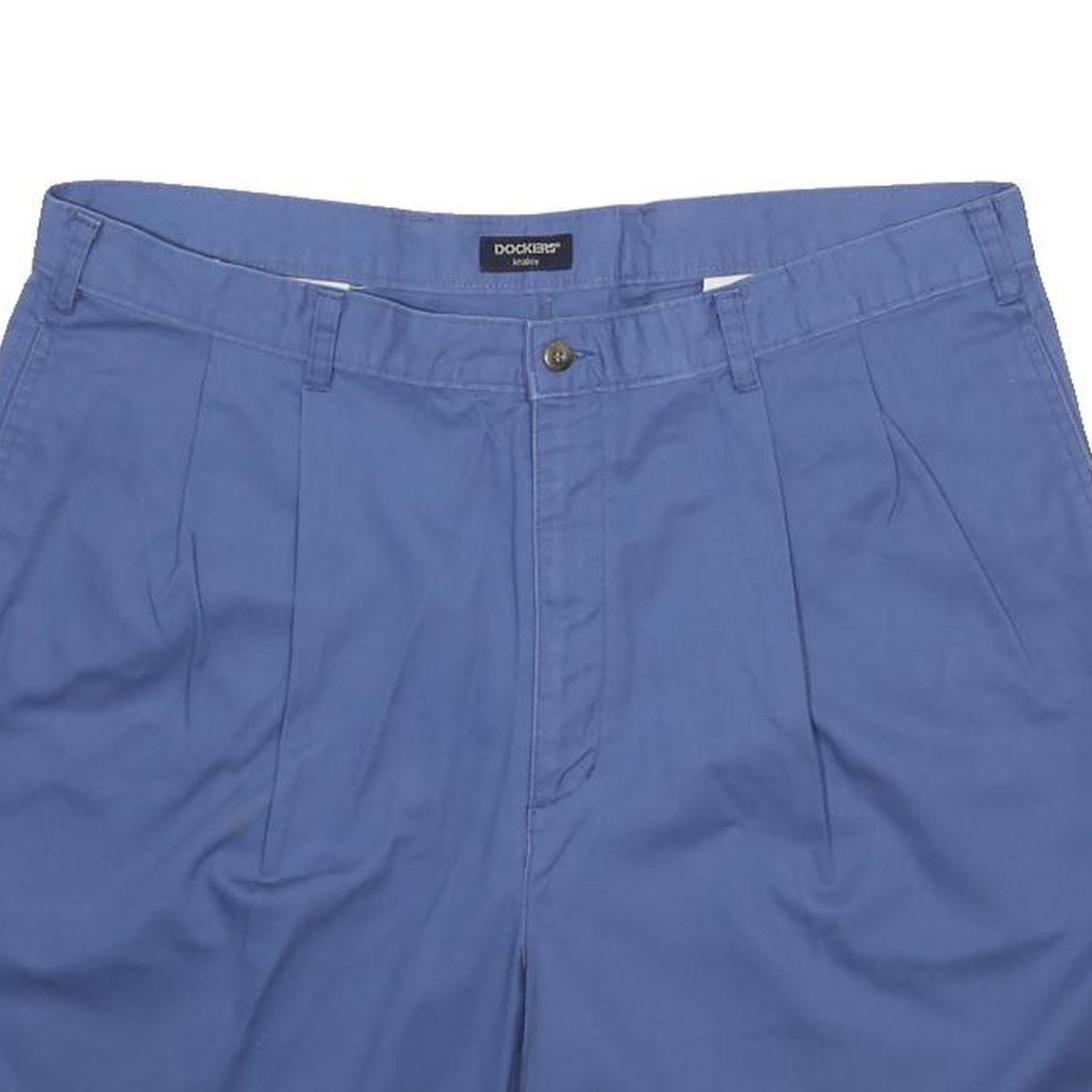 DOCKERS Mens Shorts Blue Casual Cotton XL W40 Comfortable Pockets