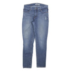 LEVI'S 711 Womens Jeans Blue Slim Skinny Denim Medium W28 L28 Zip