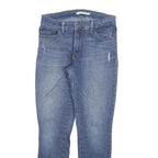 LEVI'S 711 Womens Jeans Blue Slim Skinny Denim Medium W28 L28 Zip