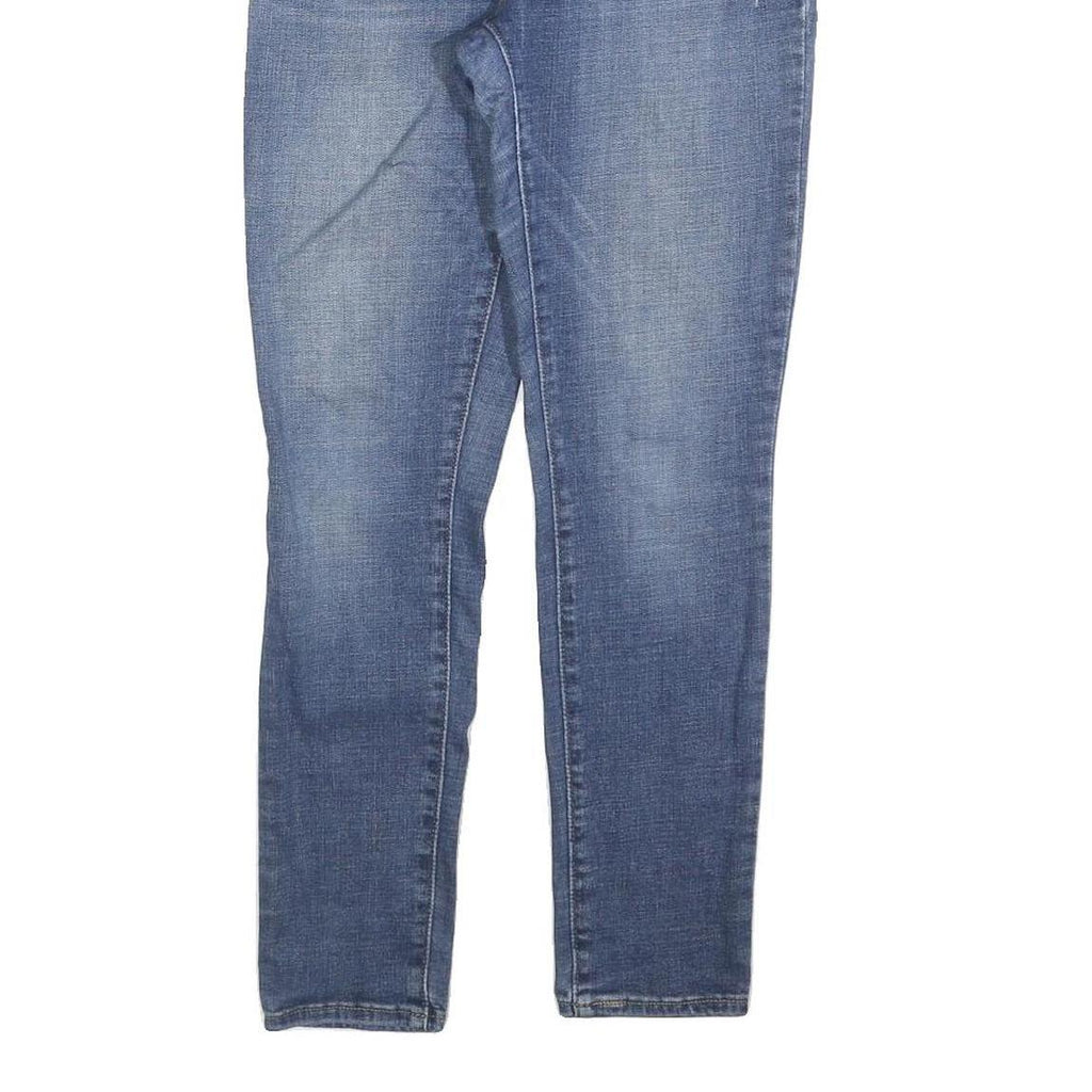 LEVI'S 711 Womens Jeans Blue Slim Skinny Denim Medium W28 L28 Zip